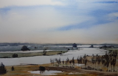 De Rijn bij Wageningen